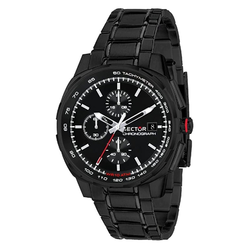 Sector 890 44mm chr black dial black br uomo R3273803003