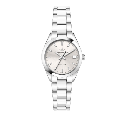 Orologio LUCIEN ROCHAT donna Madame data acciaio / silver