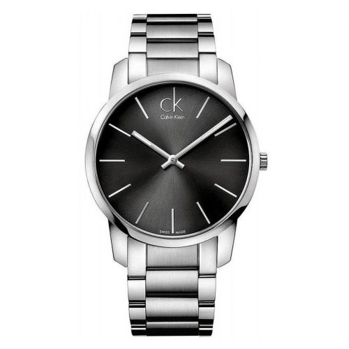 Orologio CALVIN KLEIN uomo City solo tempo acciaio nero