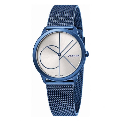 Orologio CALVIN KLEIN donna Minimal acciaio blu / argento