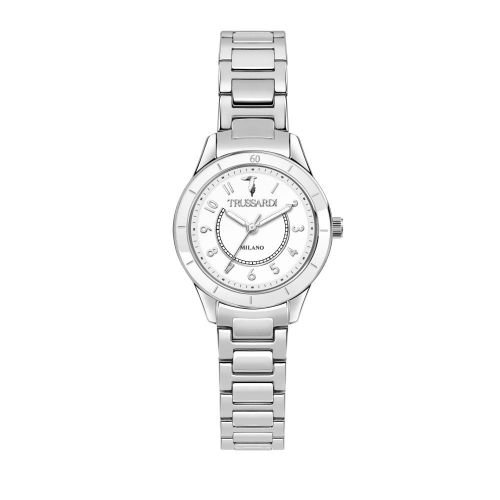 Orologio TRUSSARDI donna T-sky Ceramic tempo acciaio / bianco