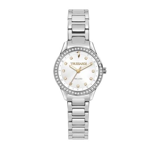 Orologio TRUSSARDI donna T-sky tempo acciaio / bianco