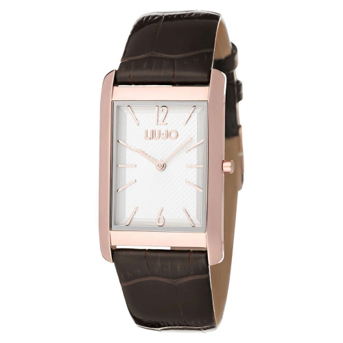 Orologio LIU-JO donna Zen tempo pelle marrone / oro rosa