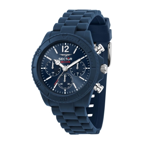 Orologio SECTOR uomo Diver multi funzione gomma blu