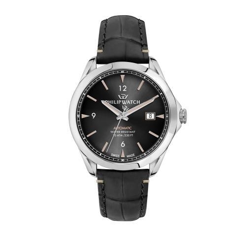 Philip Watch Blaze 41mm auto black dial black strap