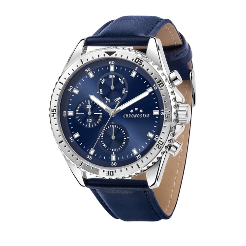 Orologio CHRONOSTAR uomo Race multi funzione blu