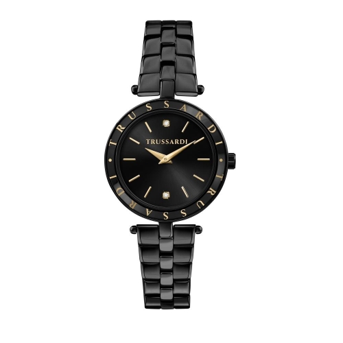 Orologio TRUSSARDI donna T-shiny tempo acciaio nero