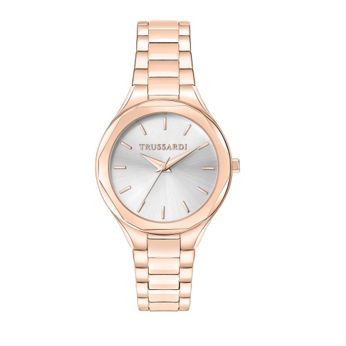 Orologio TRUSSARDI donna Brink tempo acciaio oro rosa