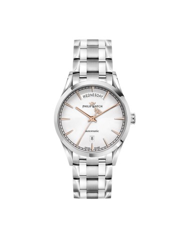 Philip Watch Sunray 39mm auto wsilver dial br ss