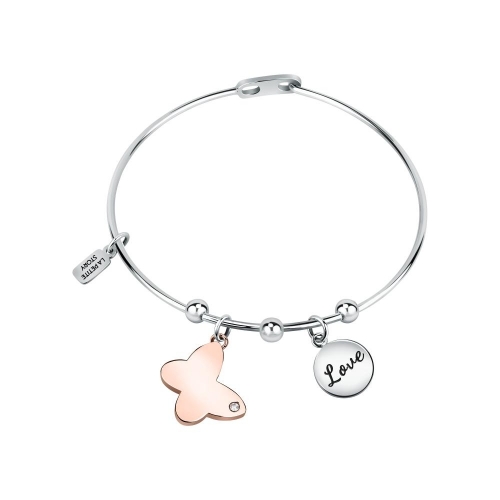 Bracciale LA PETITE STORY Friendship acciaio Farfalla