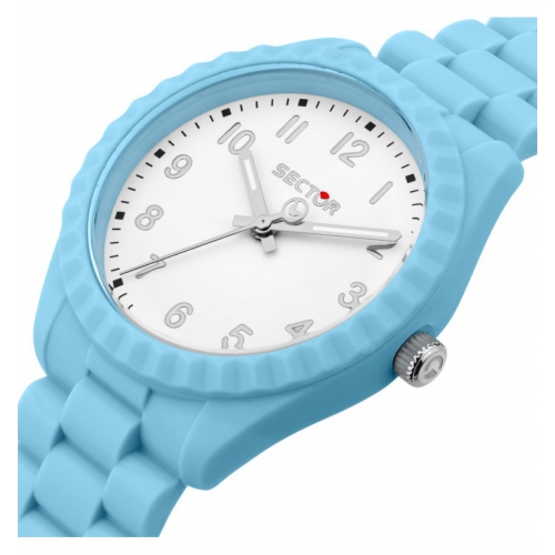 Orologio SECTOR donna Diver 32 mm tempo gomma azzurro