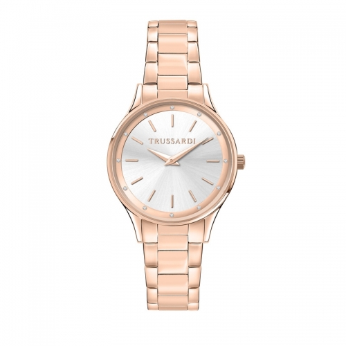 Orologio TRUSSARDI donna T-star oro rosa / bianco