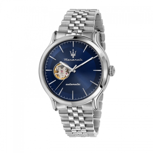 Maserati Epoca 42mm auto blue dial br ss