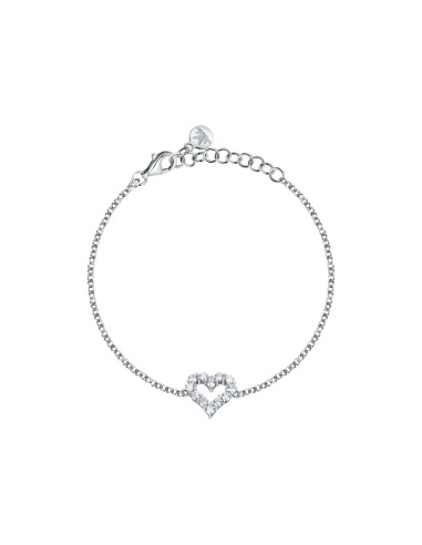 Bracciale MORELLATO donna Tesori argento 925 - cuore bianco