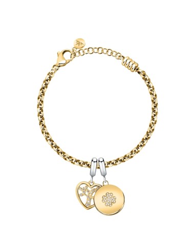 Bracciale MORELLATO donna Drops dorato Alberto vita / quadrifoglio