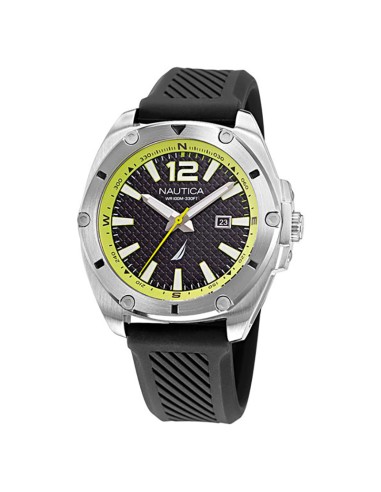 Orologio NAUTICA uomo Loves The Ocean datario / gomma nero