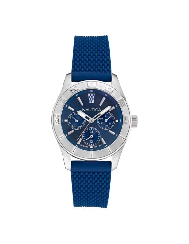 Orologio NAUTICA donna Pacific Beach multi gomma blu