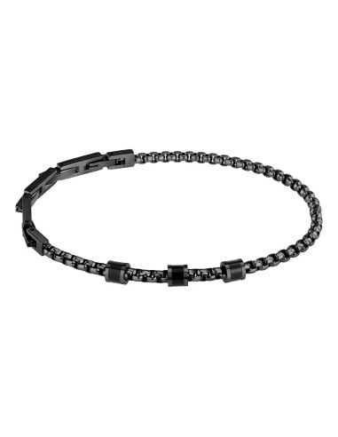 Bracciale SECTOR uomo Premium acciaio nero