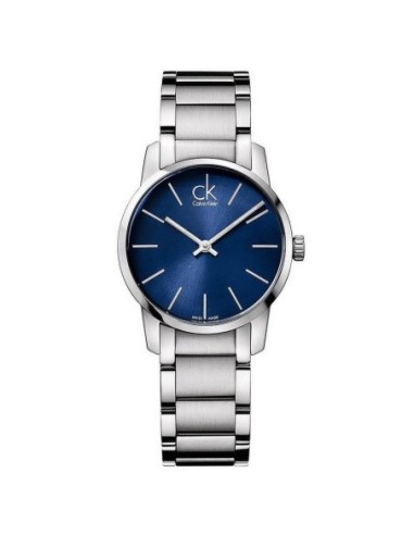 Orologio CALVIN KLEIN donna City solo tempo acciaio / blu