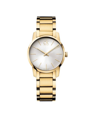 Orologio CALVIN KLEIN donna City solo tempo acciaio dorato