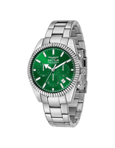 Orologio SECTOR uomo 240 cronografo acciaio / verde Limited Edition