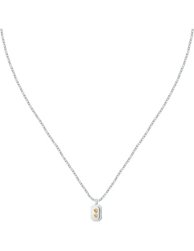 Collana MORELLATO uomo Gold acciaio e vero oro 18k