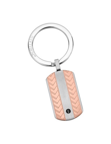 Portachiavi MORELLATO uomo Keyring Classic acciaio / oro rosa