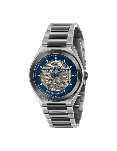 Orologio MASERATI uomo Triconic automatico acciaio brunito