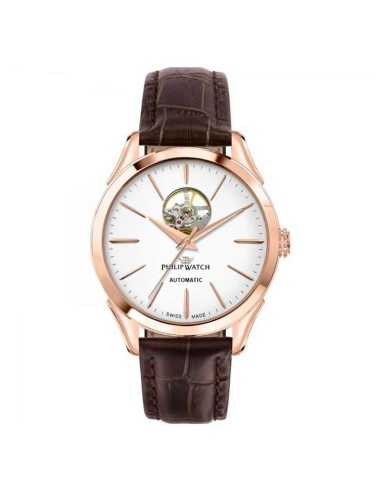 Orologio PHILIP WATCH uomo Roma Automatico pelle marrone