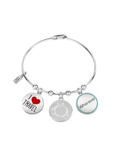 Bracciale LA PETITE STORY Bang Travel acciaio