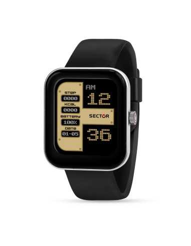 Smartwatch SECTOR S-03 digitale multi funzione gomma nero