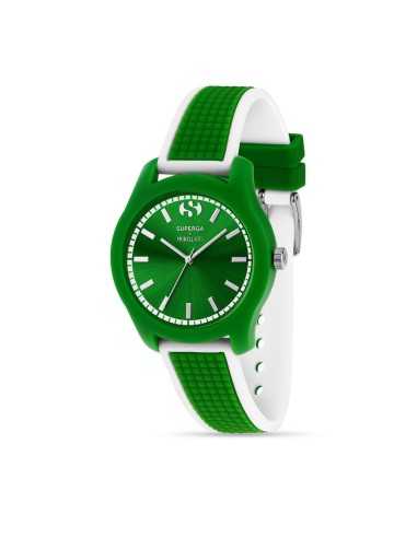 Orologio MORELLATO uomo Superga gomma verde / bianco