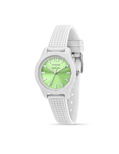 Orologio MORELLATO donna Superga gomma bianco / verde