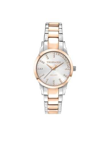 Orologio TRUSSARDI donna T-bent tempo bicolore / silver