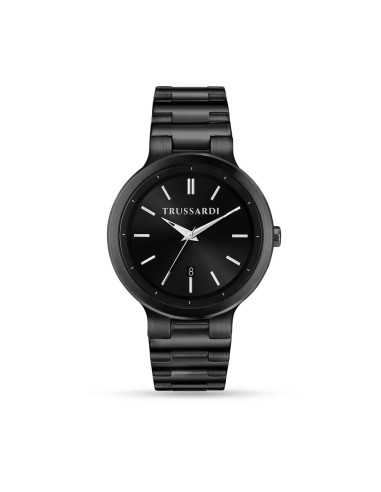 Orologio TRUSSARDI uomo Loud data total black