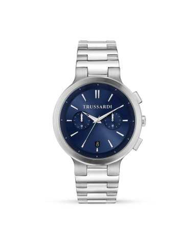 Orologio TRUSSARDI uomo Loud multi acciaio / blu