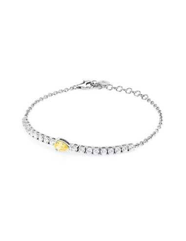 Bracciale MORELLATO donna Tesori arg. 925 - tennis pietra gialla