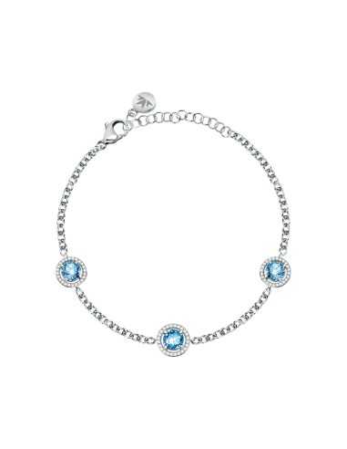 Bracciale MORELLATO donna Tesori tennis arg. 925 / pietre azzurre