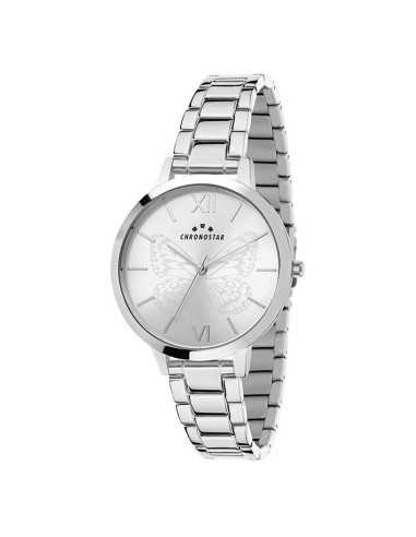 Orologio CHRONOSTAR donna Glamour acciaio / argento