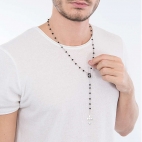 Collana Morellato God SANF12 rosario uomo 60cm - 2b Gioielli